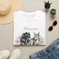 Wildcat and Leopard Illustration T-Shirt | Animal Portrait Tee